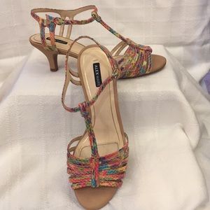 Alex Marie Sandals multi colored leather NEW